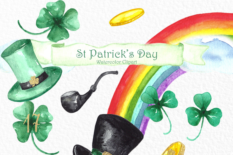 st-patrick-s-day-watercolor-clipart