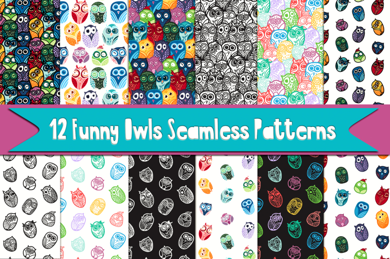 funny-owls-patterns