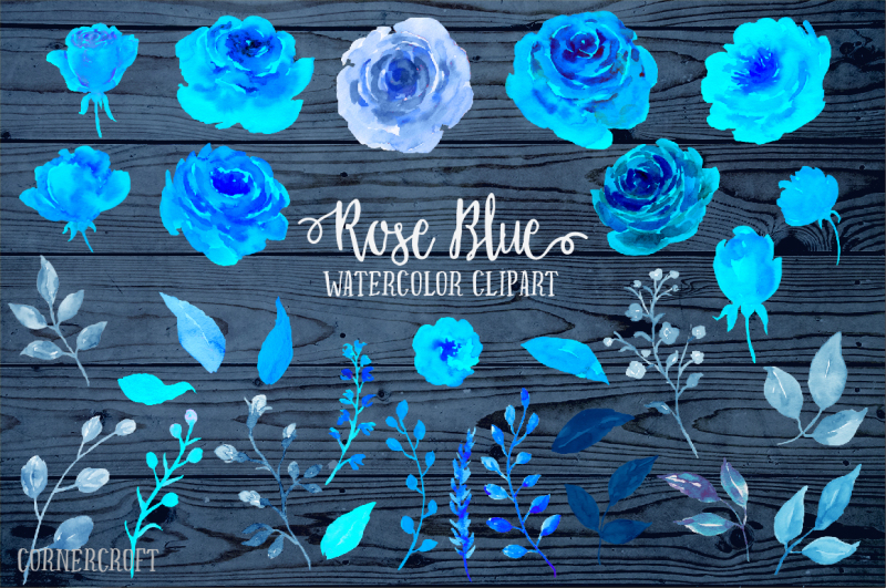 watercolor-blue-rose-clip-art