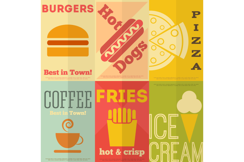 retro-fast-food-posters-collection