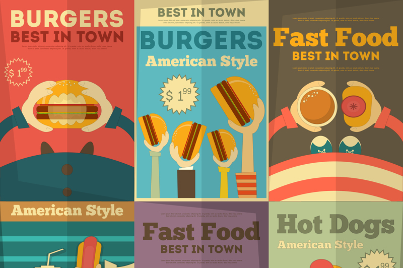 fast-food-posters-collection