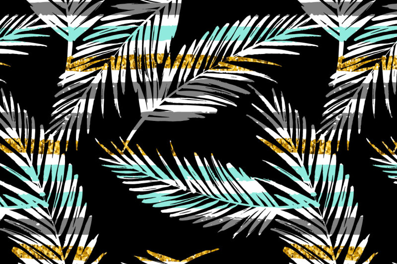 golden-palm-8-seamless-patterns