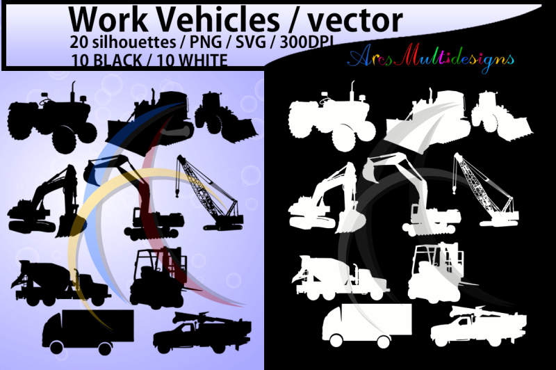 work-vehicle-svg-vectors