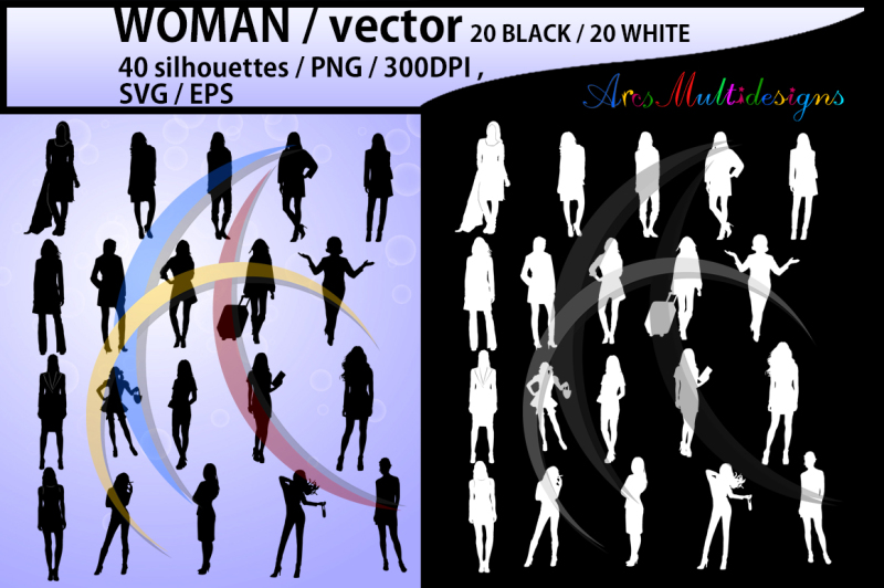 women-clipart-silhouette-vector