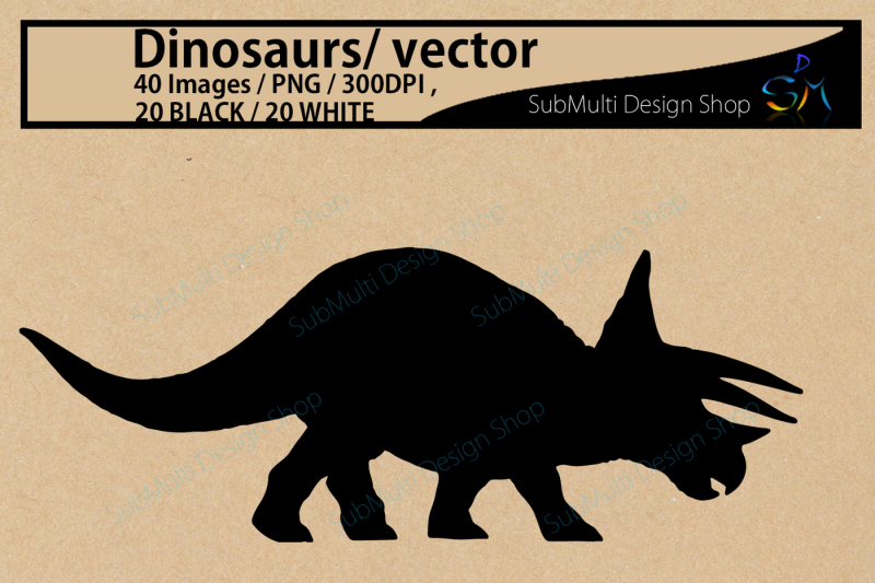 dinosaurs-silhouette-clipart-vector