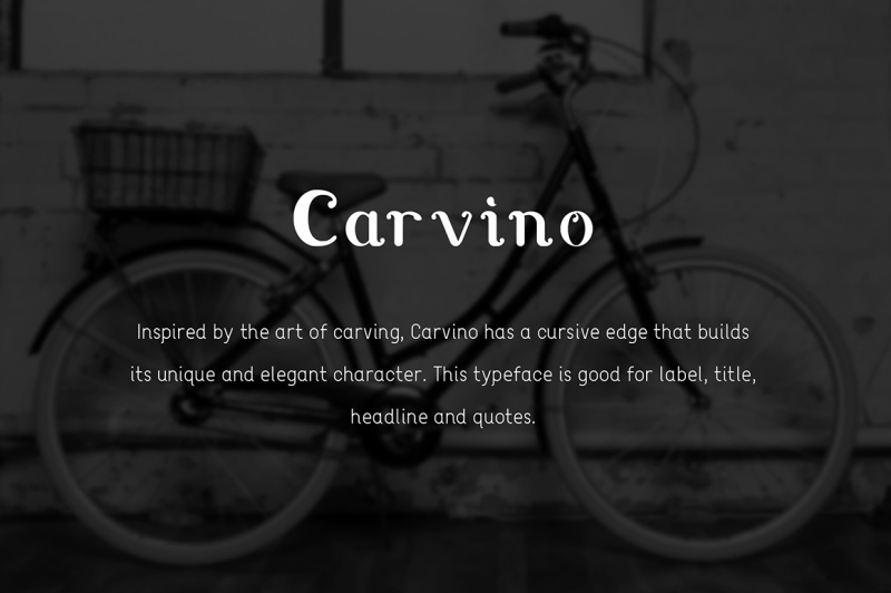 carvino-typeface