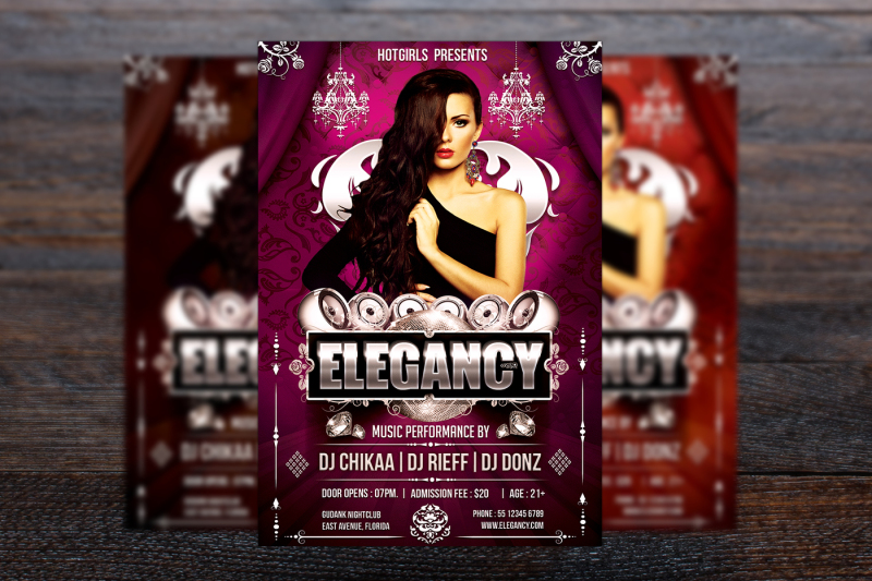 elegancy-party-flyer