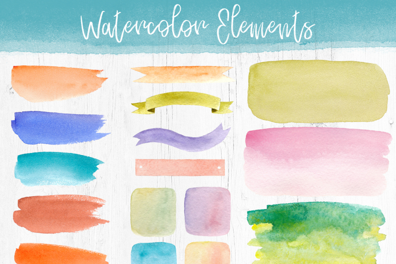 watercolor-pack-textures-and-logos