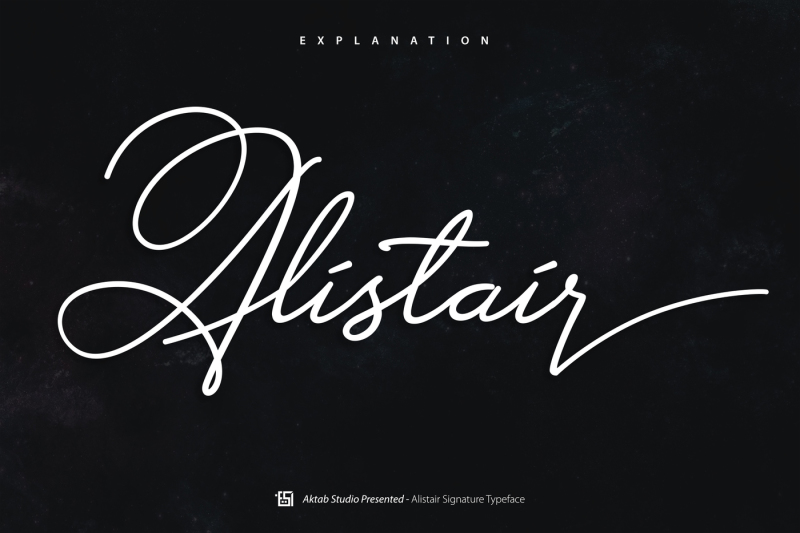alistair-signature-font
