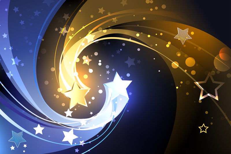 background-with-two-contrasting-stars