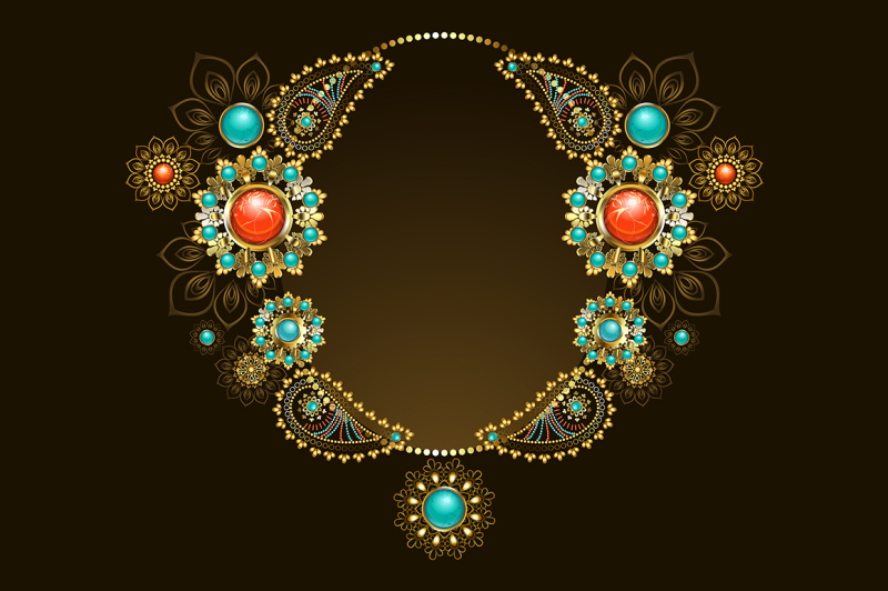 frame-with-ethnic-gold-jewelry
