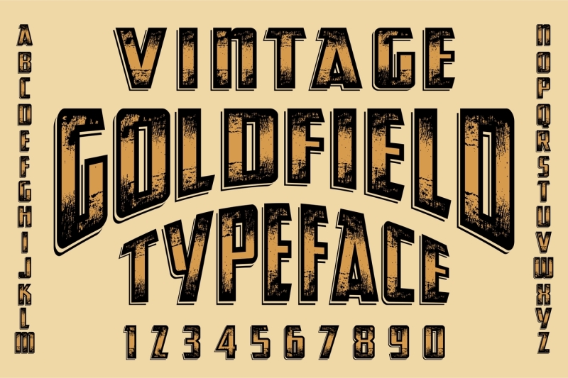 vintage-goldfield-typeface