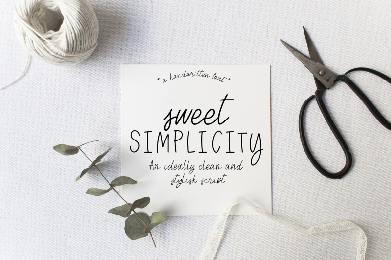 sweet-simplicity-a-handwritten-font