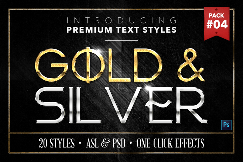 bundle-gold-and-silver-text-styles