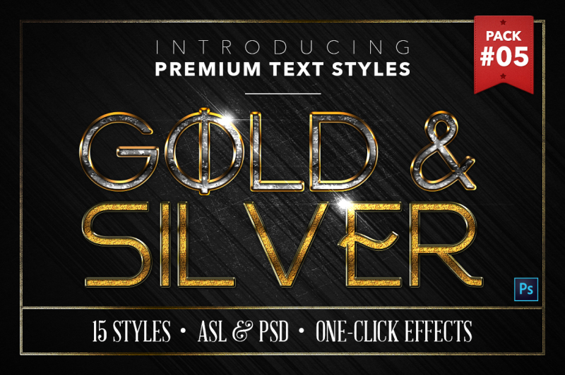 bundle-gold-and-silver-text-styles
