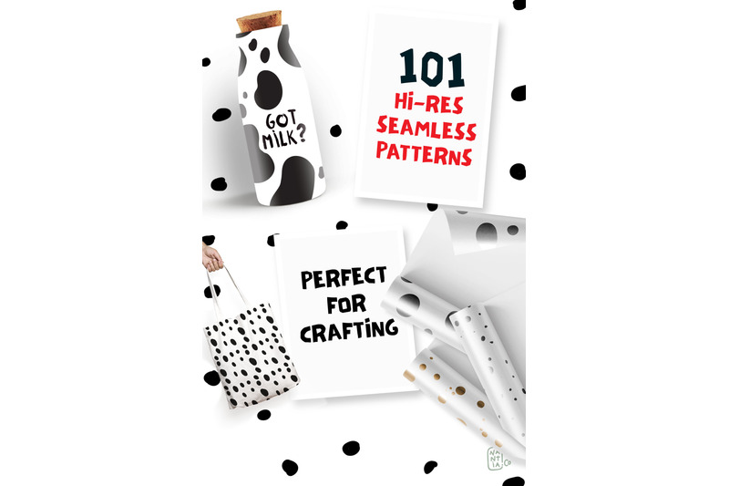 101-dots-seamless-patterns