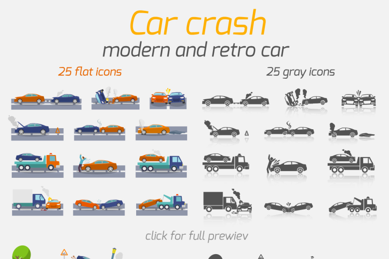 car-crash-icons