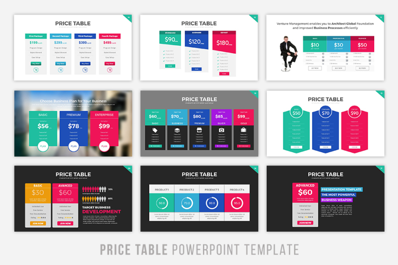 price-table-powerpoint-template