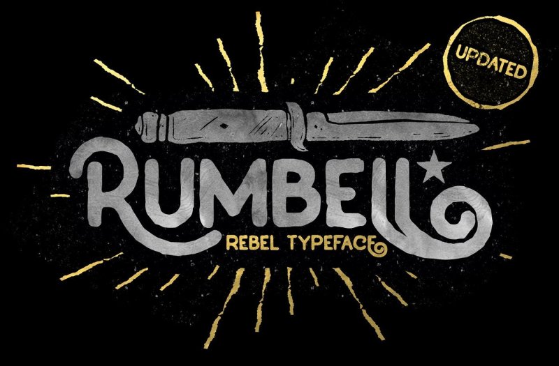 rumbell-vintage-branding-font
