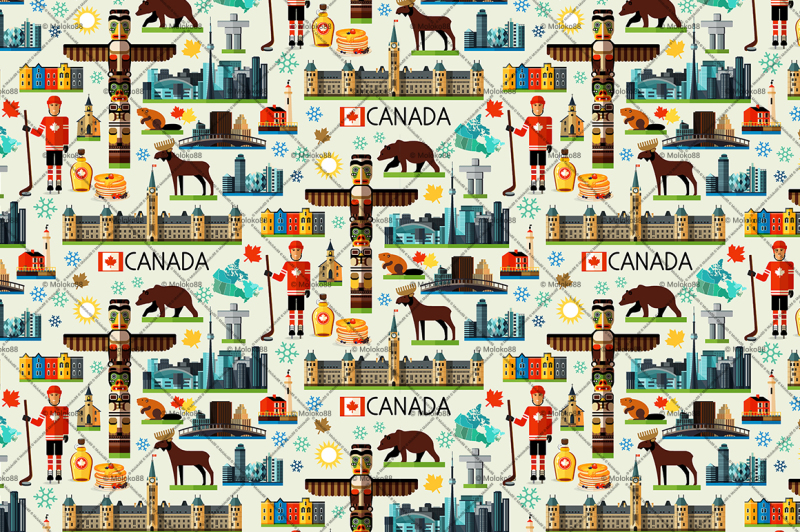 vector-set-of-various-canada-icons