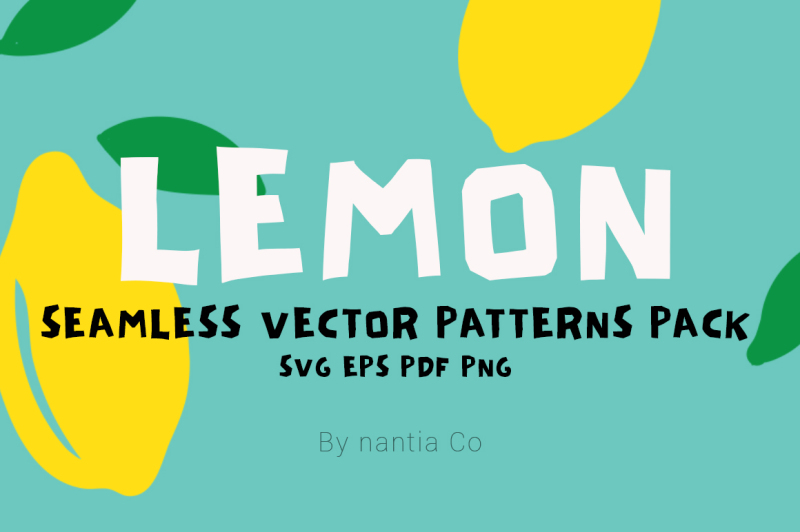 lemon-seamless-vector-patterns-pack