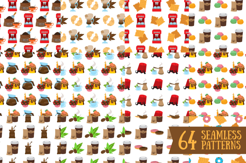 coffee-icons-and-seamless-patterns