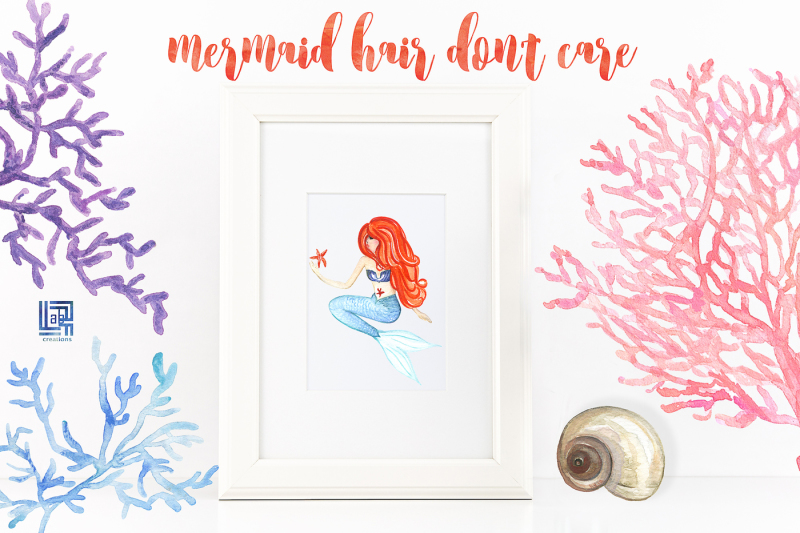mermaid-sea-watercolor-clipart