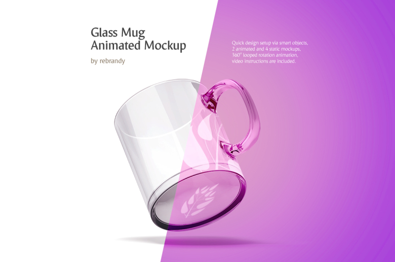 Download Download Glass Mug Animated Mockup PSD Mockup - Star ...