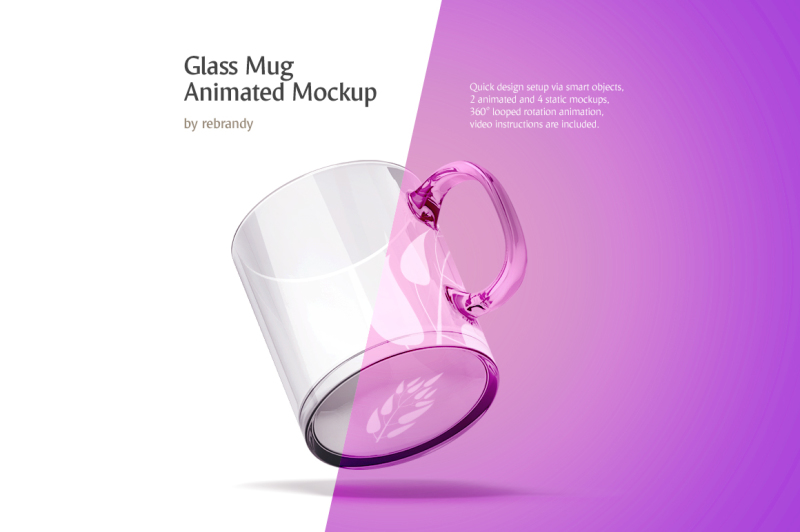 Download Download Glass Mug Animated Mockup Psd Mockup