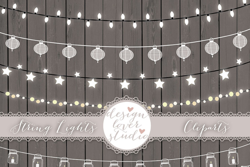vector-lights-clipart-teal-string-lights-clipart-wedding-embellishments-wedding-lights-lantern-clipart-lights
