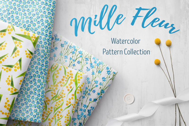 mille-fleur-36-watercolor-patterns