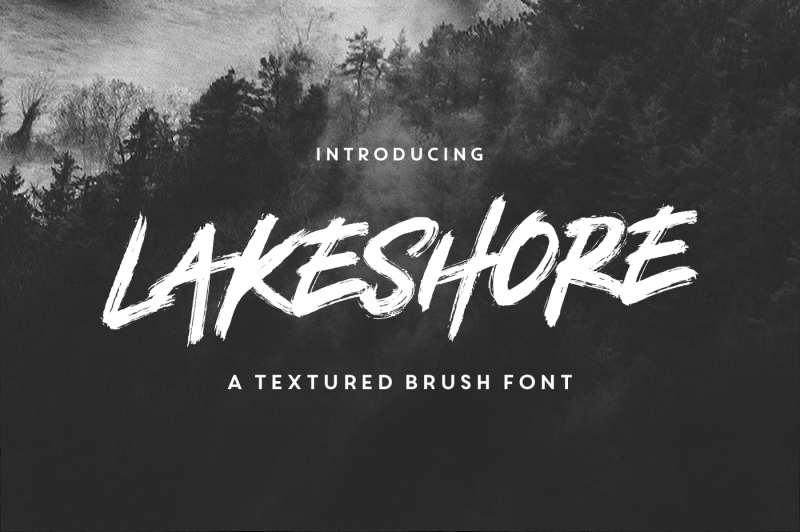 lakeshore-brush-font