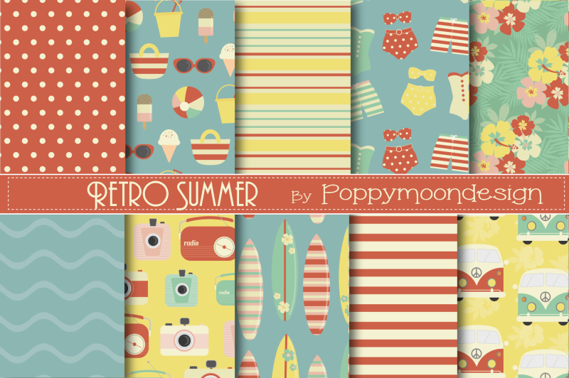 retro-summer-papers