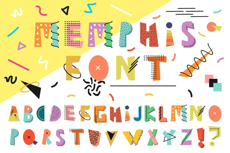 memphis-english-color-alphabet