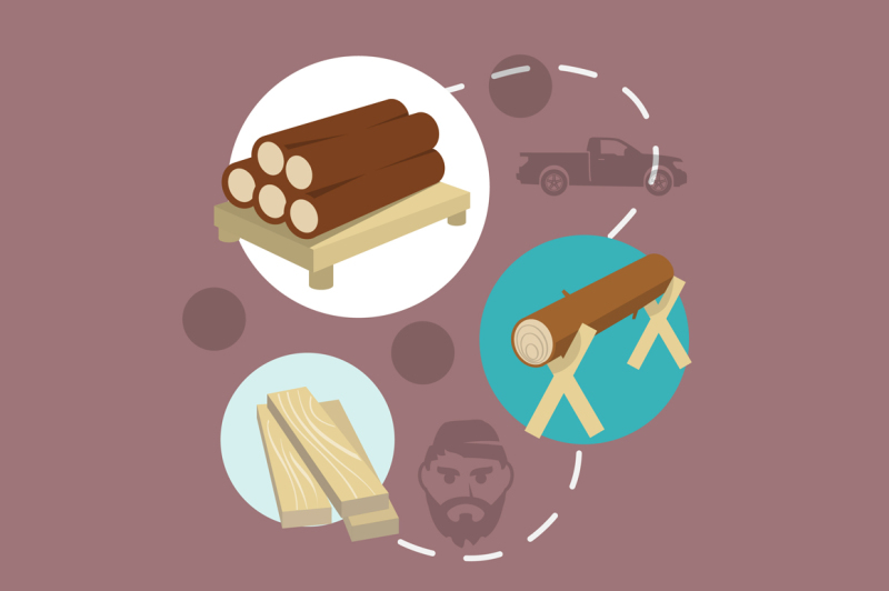 lumberjack-icons-set