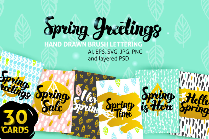 spring-greetings-posters