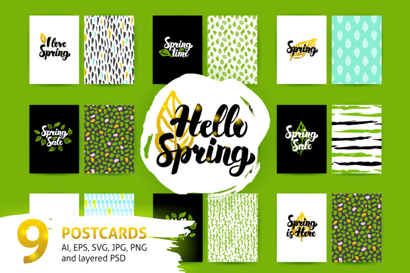 spring-lettering-postcards