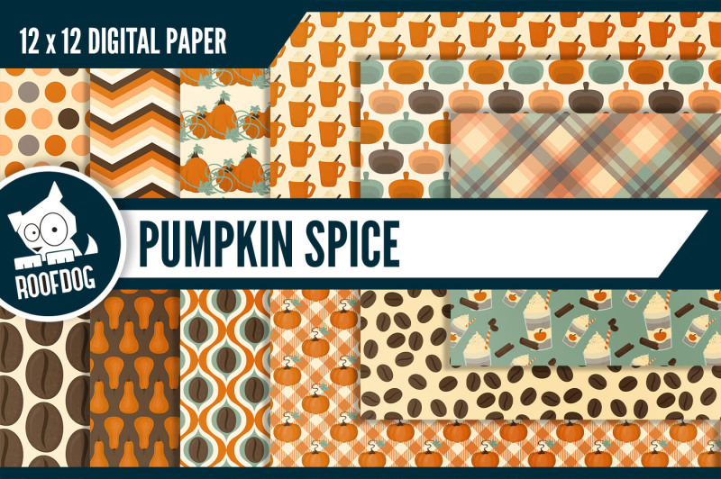 pumpkin-spice-latte-digital-paper
