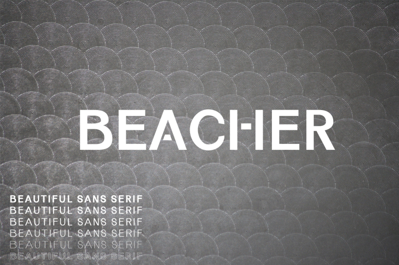 beacher-sans-serif-font