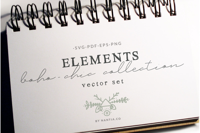 50-boho-chic-elements-vectors