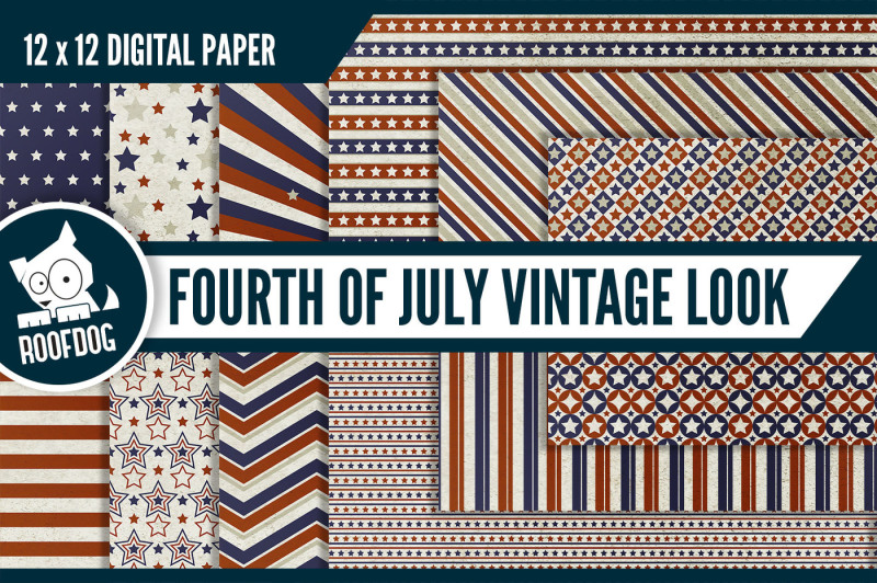 vintage-look-fourth-of-july