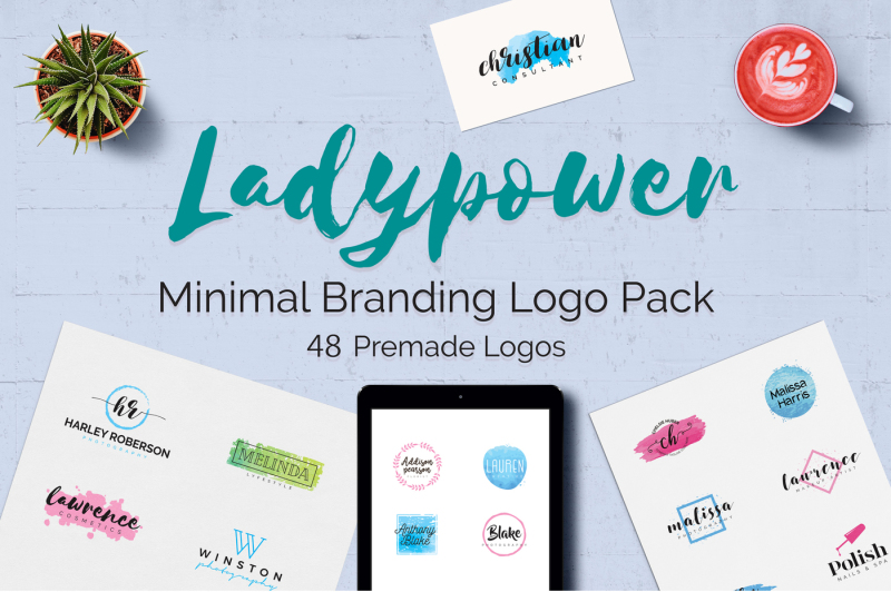 ladypower-feminine-branding-logo-pack