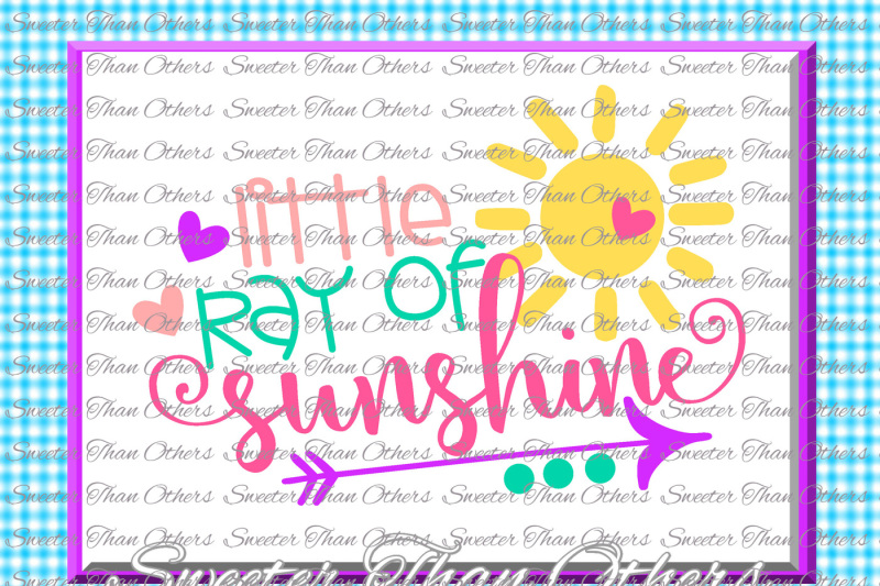 Little Ray of Sunshine SVG, Little Miss svg baby svg ...