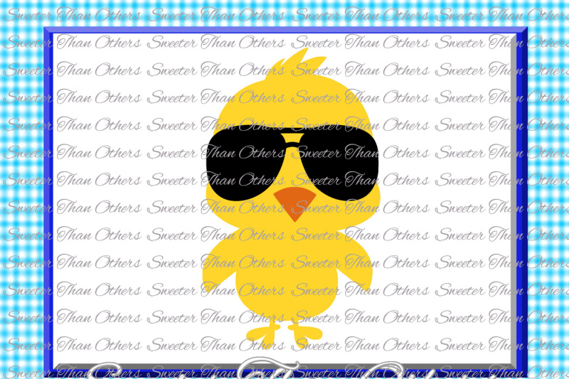 chick-with-shades-svg-baby-svg-chick-magnet-boy-svg-boy-cut-file-boy-tshirt-easter-svg-dxf-silhouette-cricut-instant-download-scal-mtc