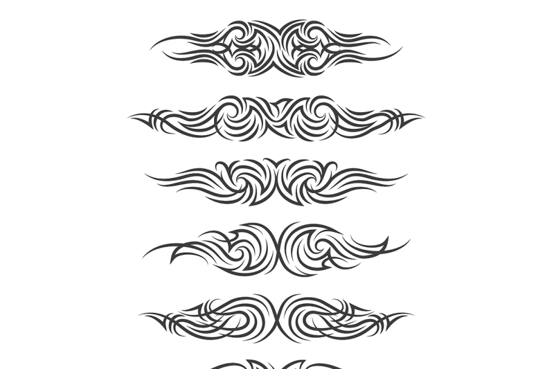 tribal-tattoo-set