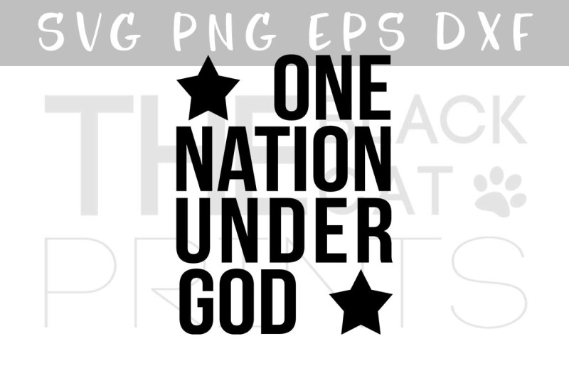 one-nation-under-god-svg-png-eps-dxf-4th-of-july-svg