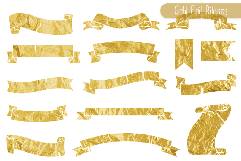 gold-foil-ribbon-banner-clipart