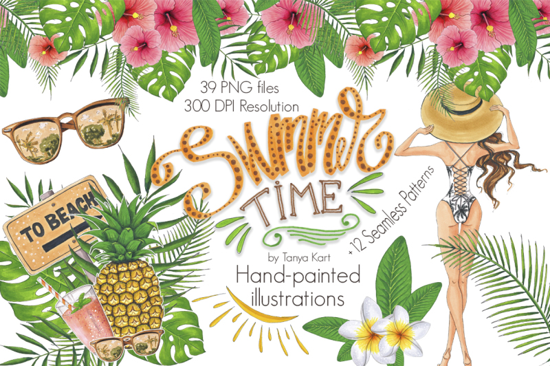 summer-time-hand-painted-collection
