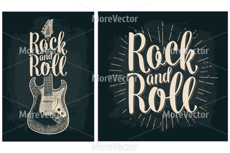 electric-guitar-rock-and-roll-lettering