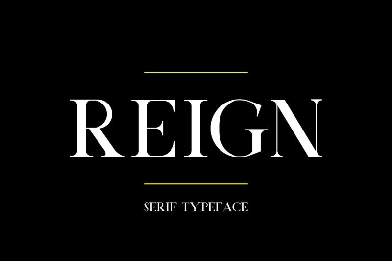 reign-typeface